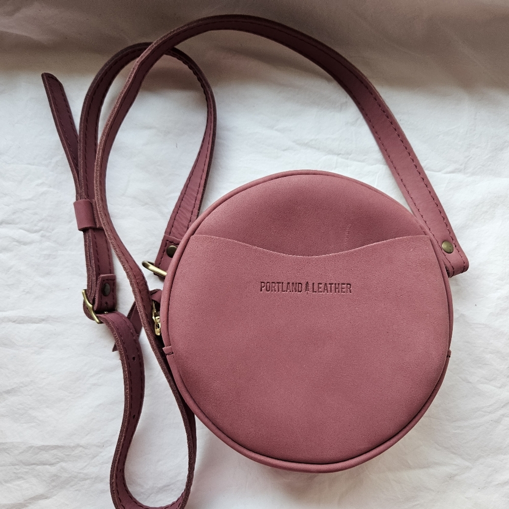 Portland Leather Small Circle Crossbody